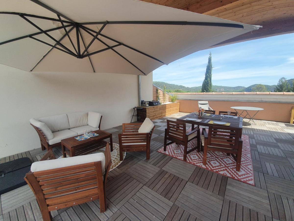 Gréoux-les-Bains Terrasse 130M2 Panoramique Avec Climatisation Piscine - 3 Chambres מראה חיצוני תמונה