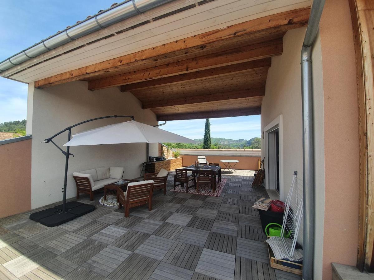 Gréoux-les-Bains Terrasse 130M2 Panoramique Avec Climatisation Piscine - 3 Chambres מראה חיצוני תמונה